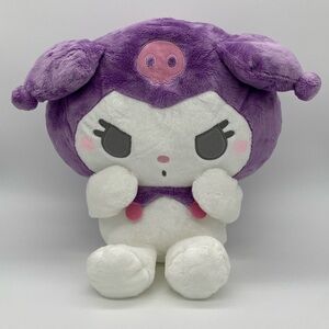 Sanrio Yurukawa Kuromi Cute & Relaxed Embarrassed Large Plush SEGA Plushie
